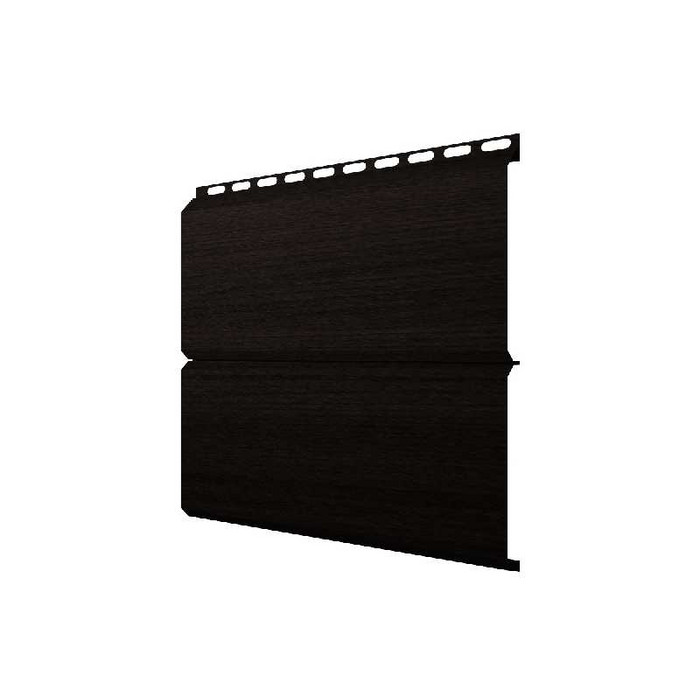 Металлический сайдинг Grand Line ЭкоБрус 0.45 мм Print Elite с пленкой Coffee Wood А