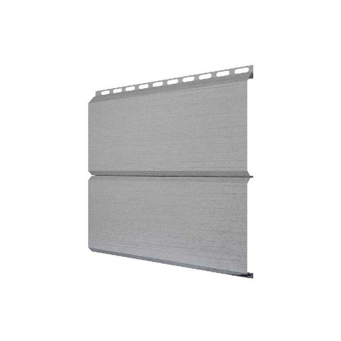 Металлический сайдинг Grand Line ЭкоБрус 0.45 мм Print Elite с пленкой Milky Wood