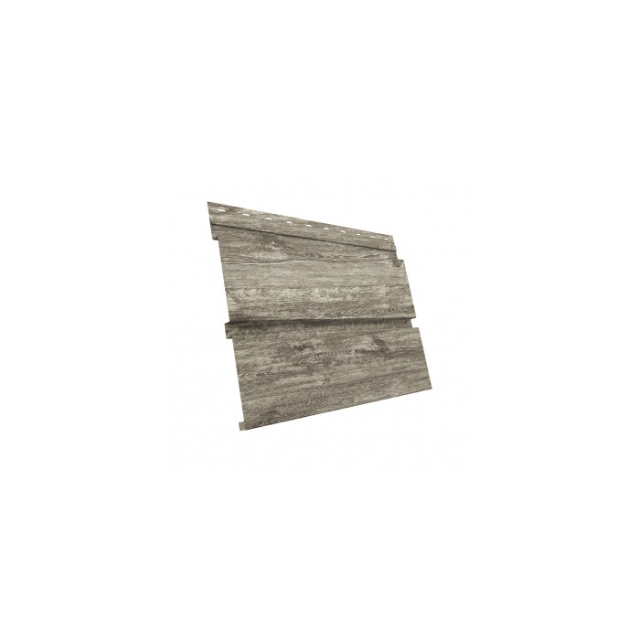 Металлический сайдинг Grand Line ЭкоБрус 0.45 мм Gofr Print Elite с пленкой Nordic Wood
