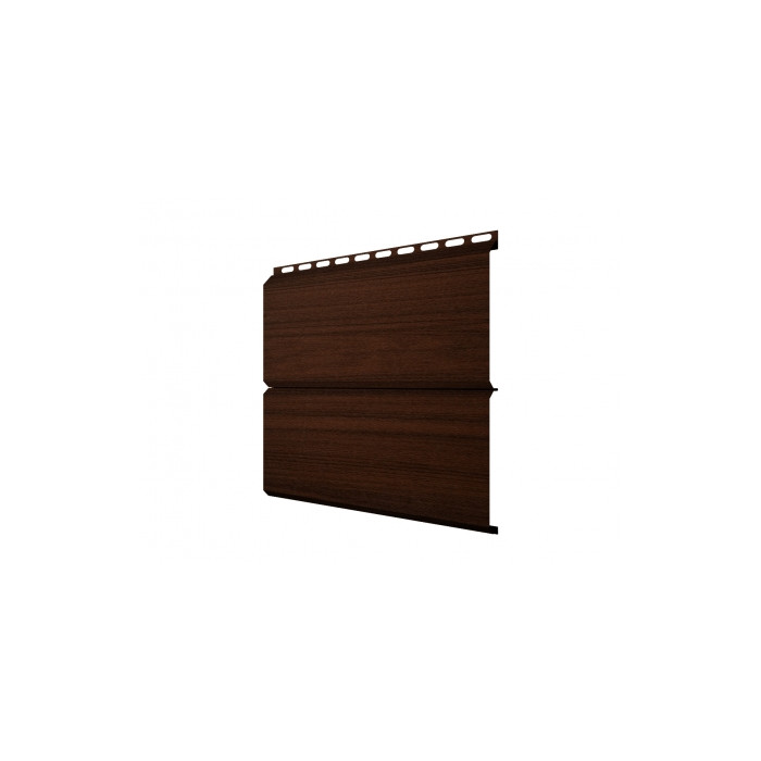 Металлический сайдинг Grand Line ЭкоБрус 0.45 мм Gofr Print Premium Antique Wood